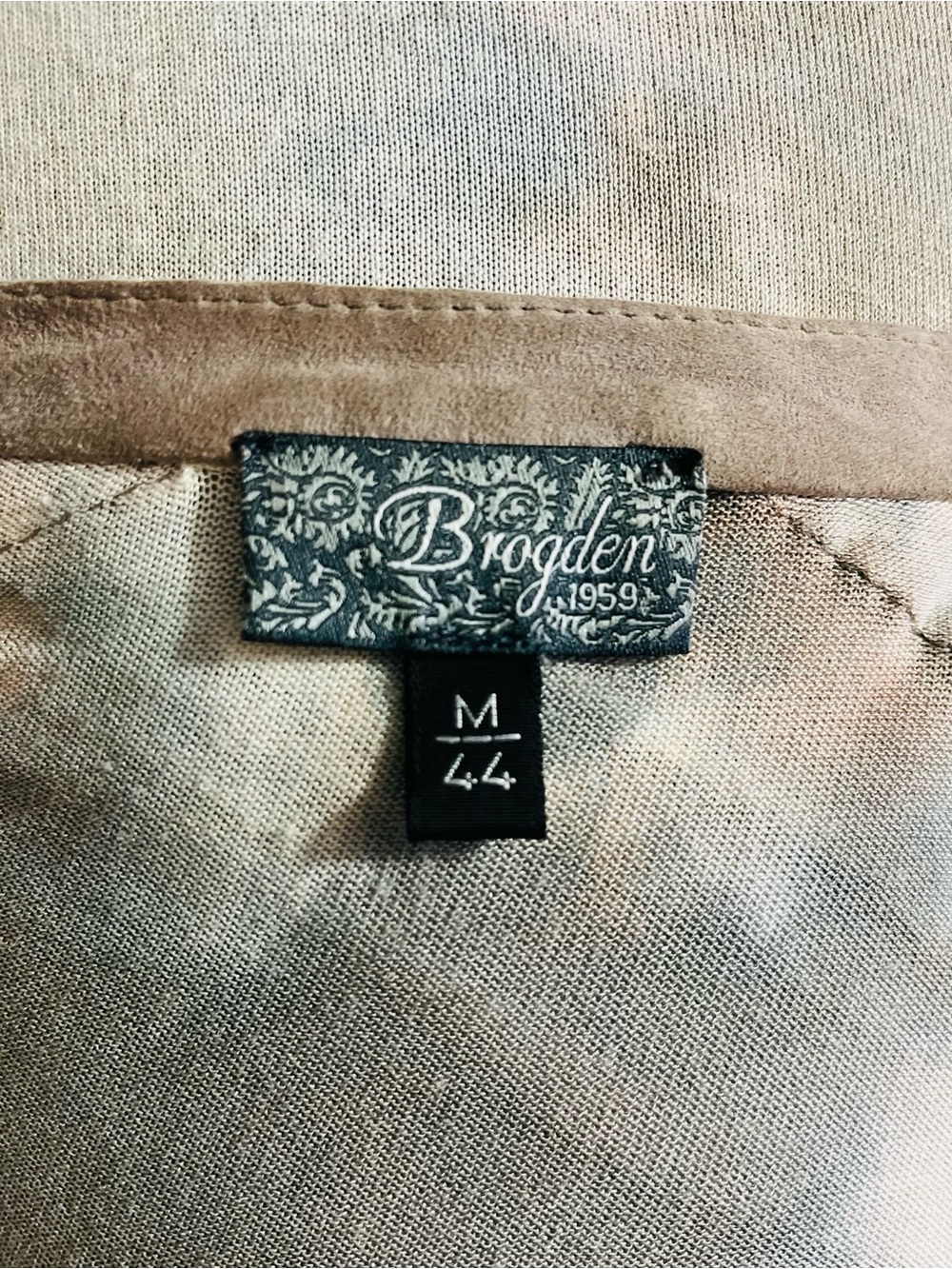 Brogden 100% Goat Leather Sleeves Jacket Cardigan Size M/44**Rare - Picture 4 of 4